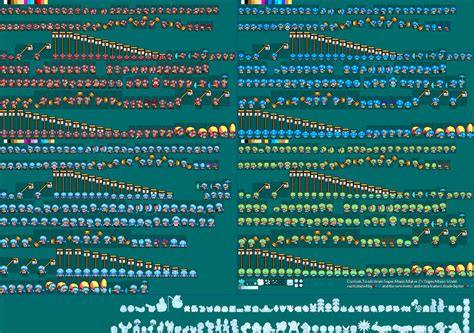 Smw Ice Toads Sprites Sheet By Pixel9bit On Deviantart