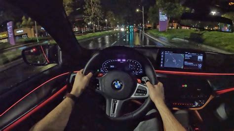 2023 BMW M5 Competition POV Night Drive 3D Audio ASMR YouTube