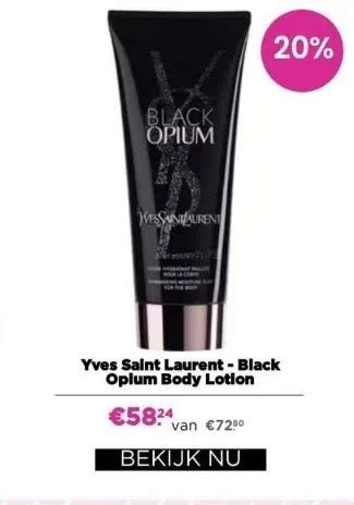 Yves Saint Laurent Black Opium Body Lotion Aanbieding Bij Ici Paris Xl