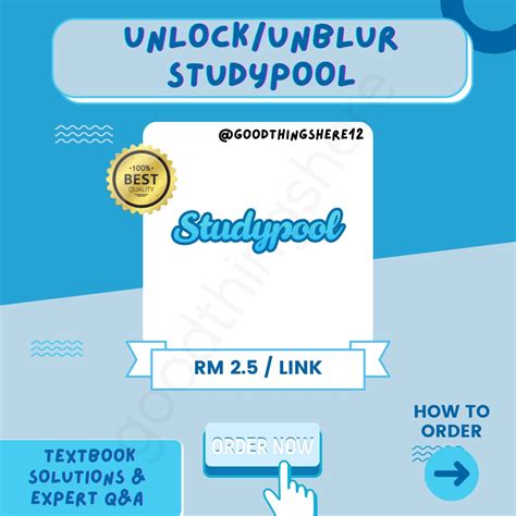 Studypool Unlockunblur Shopee Malaysia