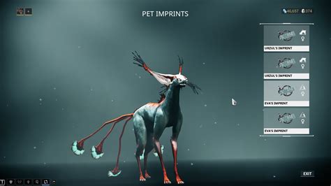 Kubrow And Kavat Imprints Trading Post Warframe Forums