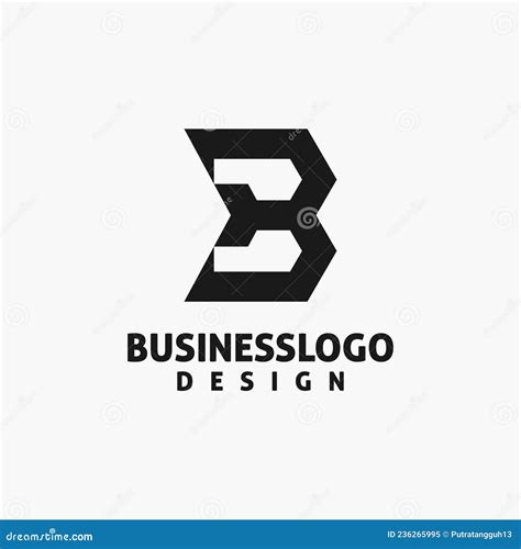 Design Do Logotipo Da Letra B Ilustração do Vetor Ilustração de limpo