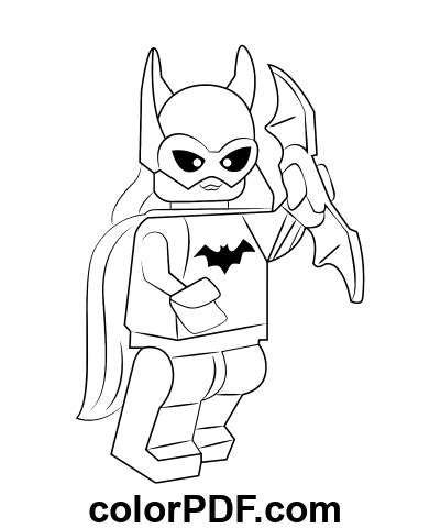 Lego Batgirl Coloriages Et Livres En PDF