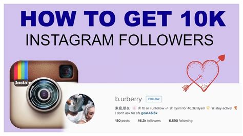 How To Get 10k Instagram Followers In 2 Days B Urberry Youtube