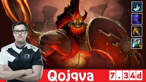 DOTA 2 Qojqva The MARS OFFLANE 7 34d YouTube