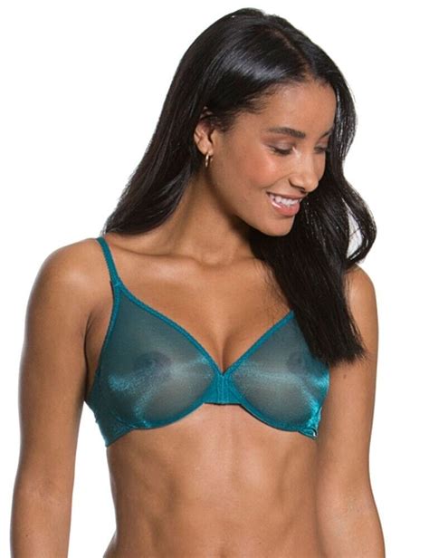 6271 Gossard Glossies Sheer Bra 6271 Emerald Green Belle Uk