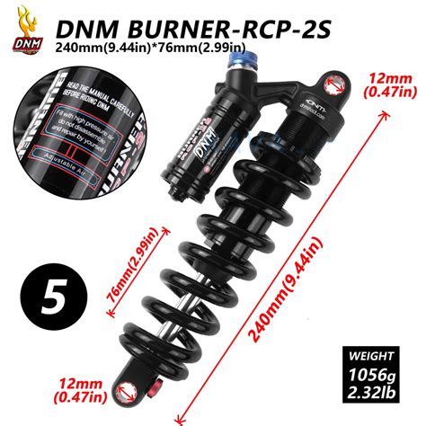 Dnm Rcp S Mountain Bike Bicycle Mtb Enduro Downhill Dh Rear Shock