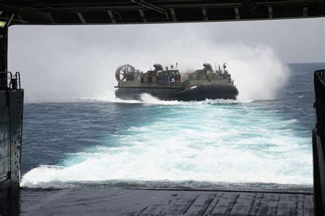 A U S Navy Landing Craft Air Cushion LCAC Approaches NARA DVIDS