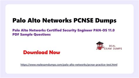 PPT PCNSE Dumps Questions Your Path To Palo Alto Networks Mastery