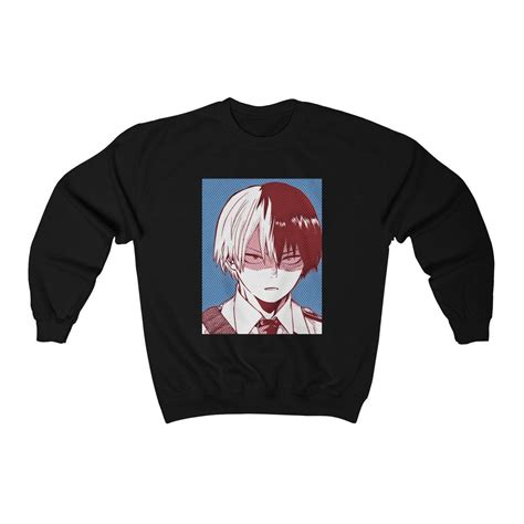 Shoto Todoroki Bnha Sweatshirt Todoroki Shirt Anime Etsy