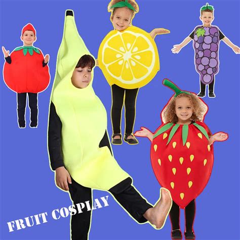 Cosplay De Frutas Para Ni Os Y Ni As Disfraces De Halloween Purim