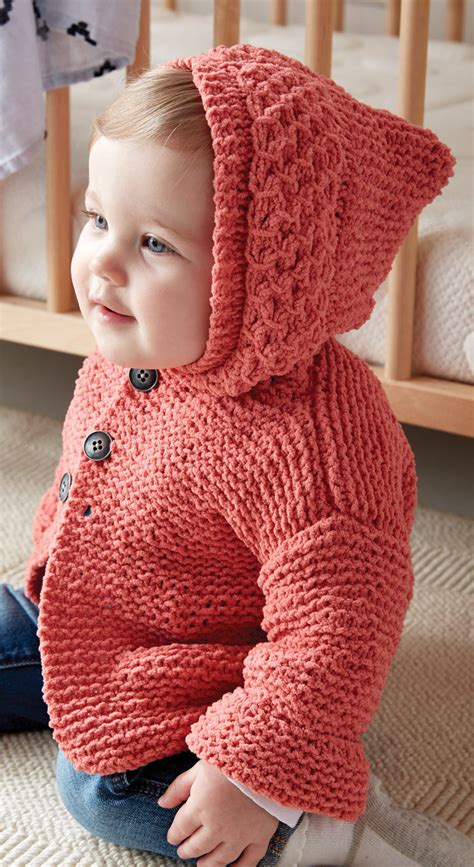 Little One Hoodie Knitting Patterns In The Loop Knitting