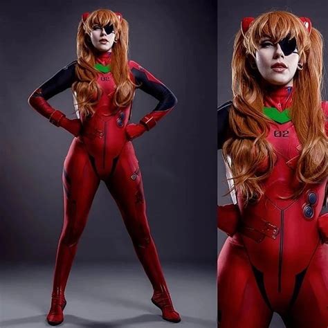 Halloween Asuka Cosplay Kost M Asuka Langley Soryu Plugsuit