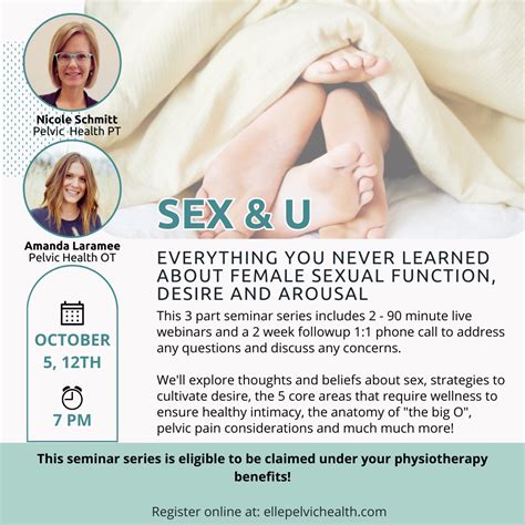 Sex U Live Webinar Elle Pelvic Health