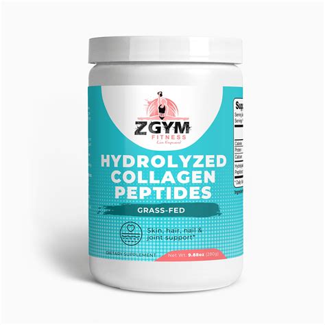 Grass Fed Hydrolyzed Collagen Peptides Zgymsupplements