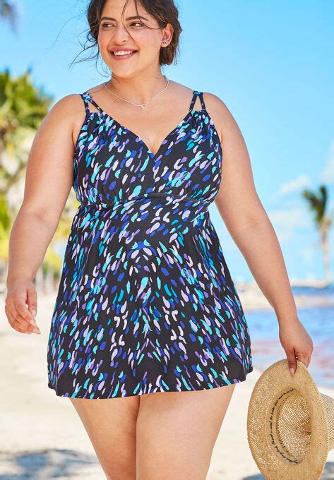 Two Piece Swim Dress Roamans