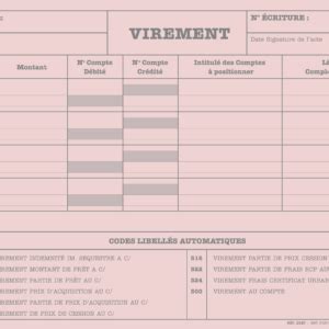 mouvements de virements Imprimerie Fortin Le Progrès