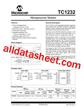 Tc Coe Datasheet Pdf Microchip Technology