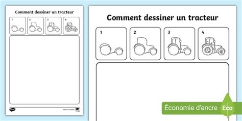 Comment Dessiner Un Tracteur L Insegnante Ha Fatto