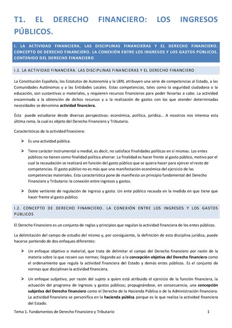 El Derecho Financiero Los Ingresos Públicos Prof Enrique Peñaranda