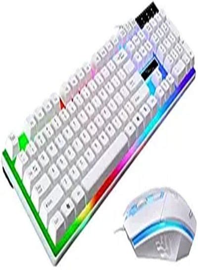 Goolsky G Game Luminous Wired Usb Mouse And Keyboard Suit With