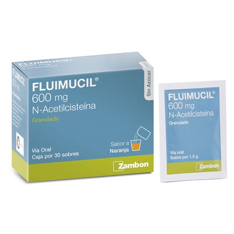 FLUIMUCIL 600 MG SOBRES CJA X 30 UND Droguerias Patria