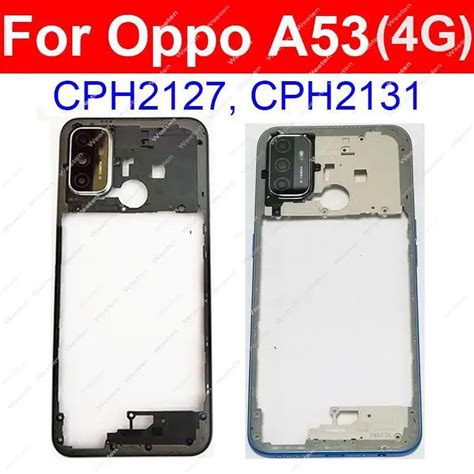 Middle Frame Housing Cover For OPPO A53S A53 4G CPH2127 CPH2131 Back