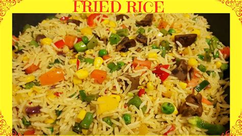 How To Make Fried Rice Nigerian Fried Rice Youtube