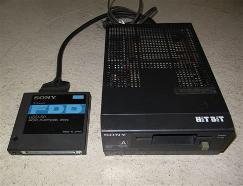 Homecomputermuseum Sony Hitbit Msx Diskdrive Hbd