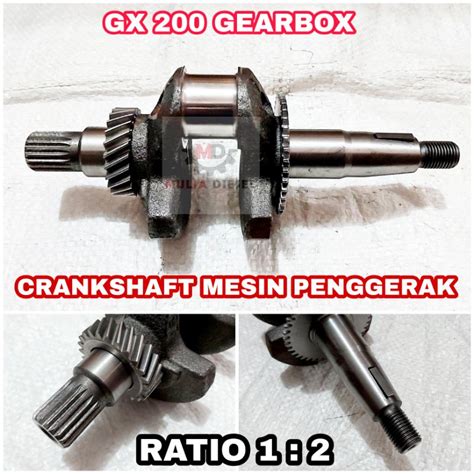 Jual Crankshaft Askruk Askrup Mesin Penggerak Gx200 Gx 200 Gearbox