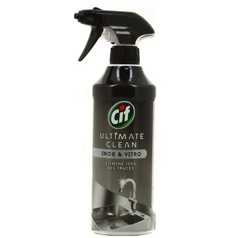 Acheter Cif Pistolet Nettoyant Inox Et Vitro Ultimate Clean Ml