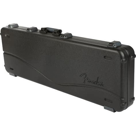 Fender Deluxe Molded ABS P/J Bass Guitar Case Black Gray/Silver ...