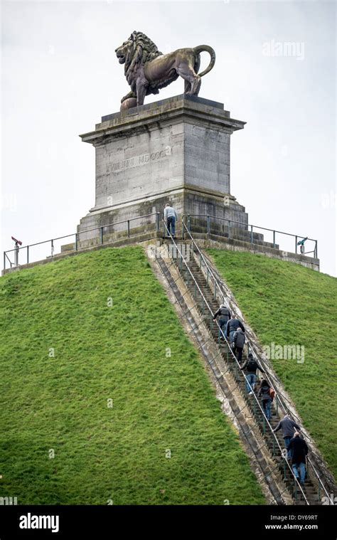 Waterloo Belgium Waterloo Belgium Steps Leading To The Top Of The