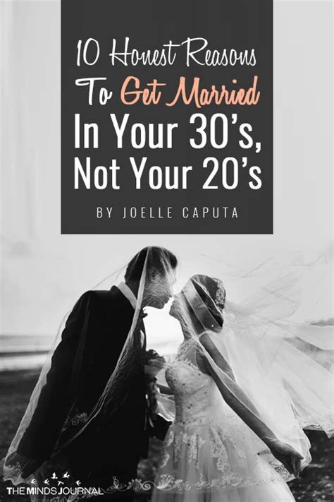 10 Legit Reasons You Should Get Married In Your 30s Not Your 20s Reasons To Get Married