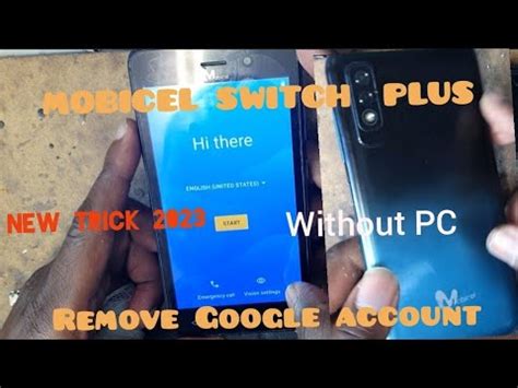 Mobicel Switch Plus How To Remove Google Account Without Pc Frp Bypass