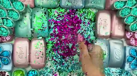 Asmr K Crushing Soapsoap Boxes With Foam Starch Glittercutting