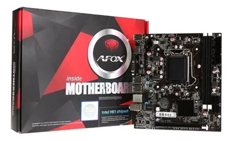 Placa Mãe Afox Ih61 Ma7 Intel Lga 1155 Ddr3 Hdmi Core I7 Parcelamento