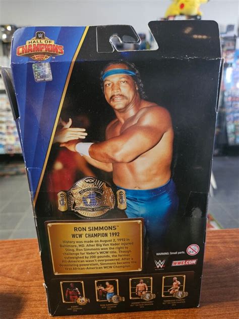 Mattel Elite Hall Of Champions Wcw Wwe Ron Simmons Faarooq Acolytes Ebay