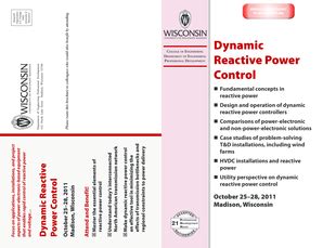 Fillable Online Epdfiles Engr Wisc Dynamic Reactive Power Control