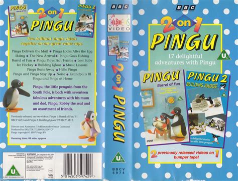 Pingu 2 On 1 UK VHS Cover Classic VHS Museum UK Flickr