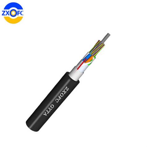 China 12 Core Outdoor Duct Fiber Optic Cable Aerial Armored GYTA Single