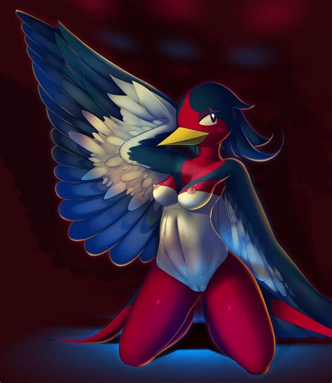 Rule 34 2014 Anthro Anthrofied Avian Beak Bird Blush Breasts