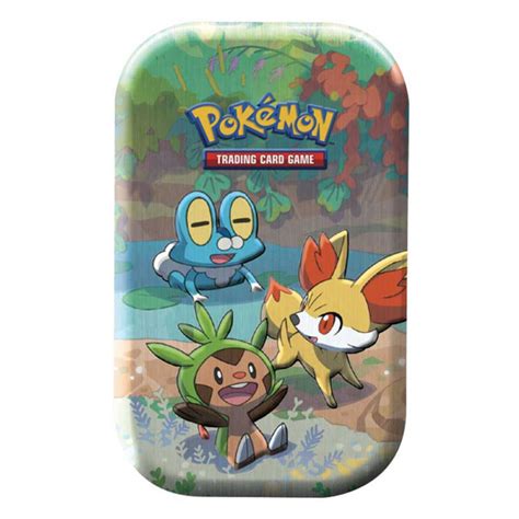 Gran Festa Mini Tin Da Collezione Kalos Starter Chespin Fennekin E