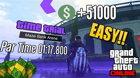 Time Trial Gta Online Maze Bank Arena Under Par Time Youtube