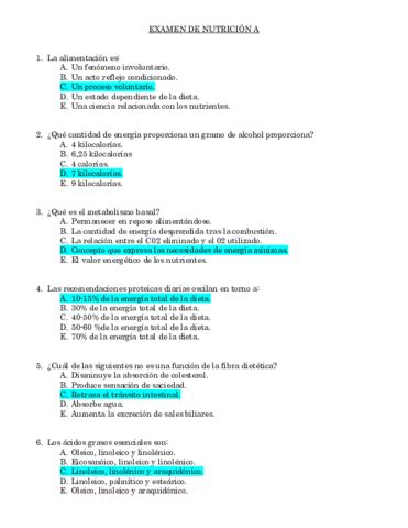 Examen Nutricion Resuelto Pdf