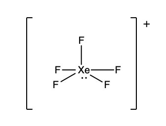 What is the steric number and molecular geometry of XeF_5^+? Are there ...