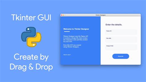 Beautiful Python Gui In Minutes Drag And Drop Read Description