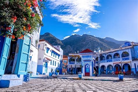 Kh M Ph Th Nh Ph Chefchaouen Vi N Ng C Xanh C A Morocco