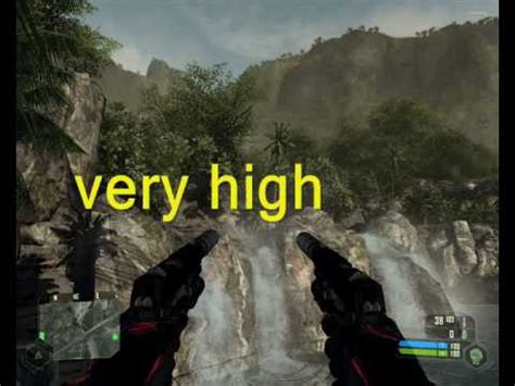 CRYSIS Low Very High YouTube