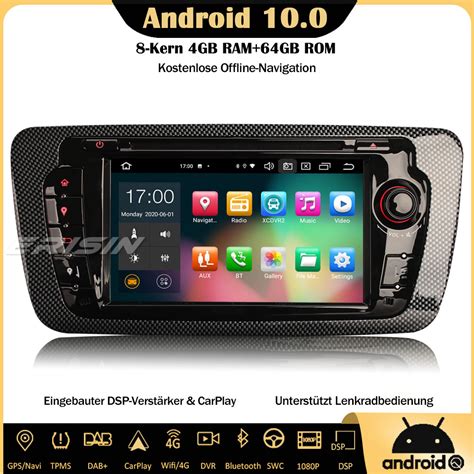 Erisin ES8122S 8 Kern Android 10 0 Autoradio DSP GPS DAB DVB T2